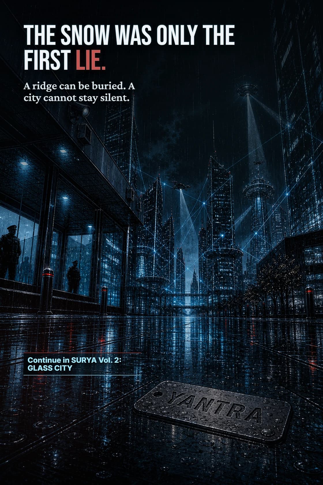 Surya Volume 1: White Silence inside back cover.