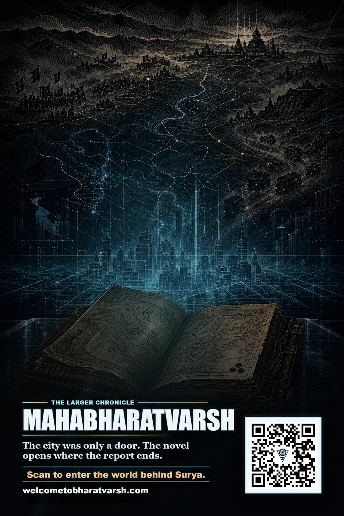 SURYA Volume 2: Glass City back cover.